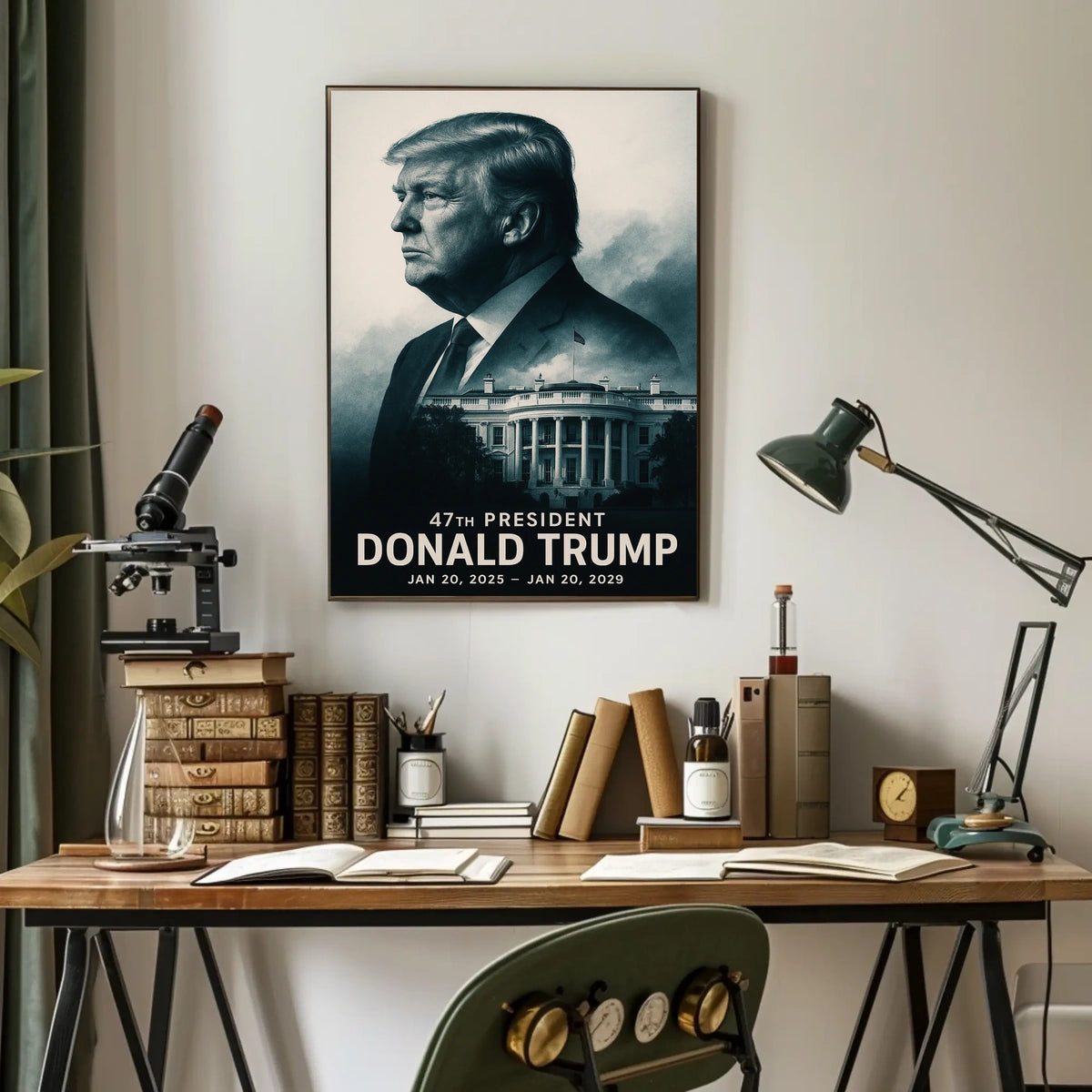 Trump Vision Liberty Hopeful Digital Painting Poster