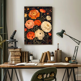Floral Elegance Wall Art Print for Home Decor