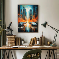 Futuristic Cityscape Poster