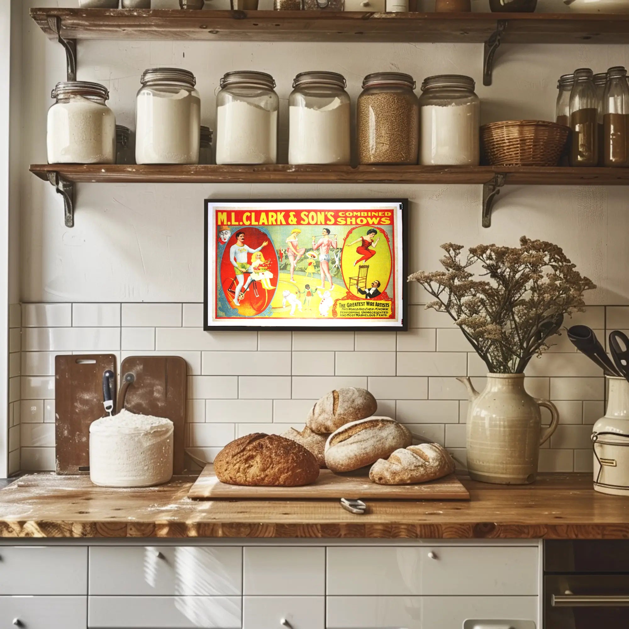 M.L. Clark & Son's Combined Shows Poster