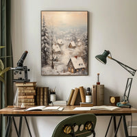 Winter Wonderland Village Poster