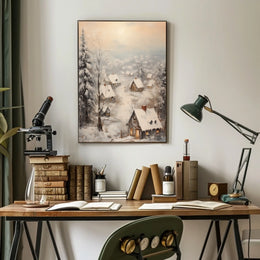 Winter Wonderland Village Poster