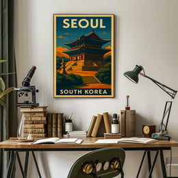 Seoul South Korea Poster