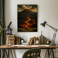 Sunset Crater Volcano Poster