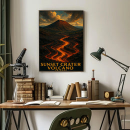 Sunset Crater Volcano Poster