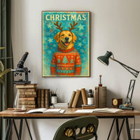 Winter Cityscapes Christmas Poster
