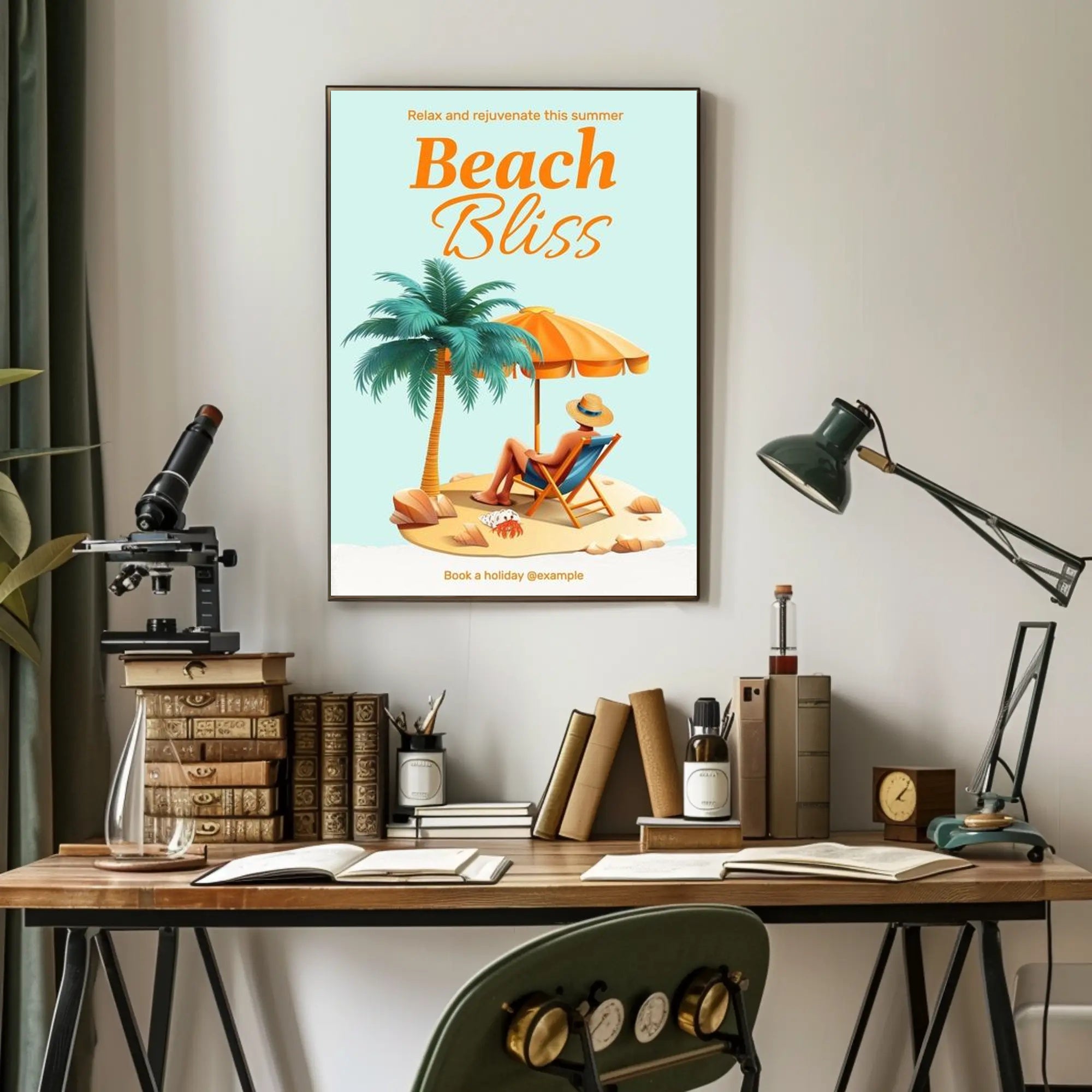 Beach Bliss Poster PosterGoat