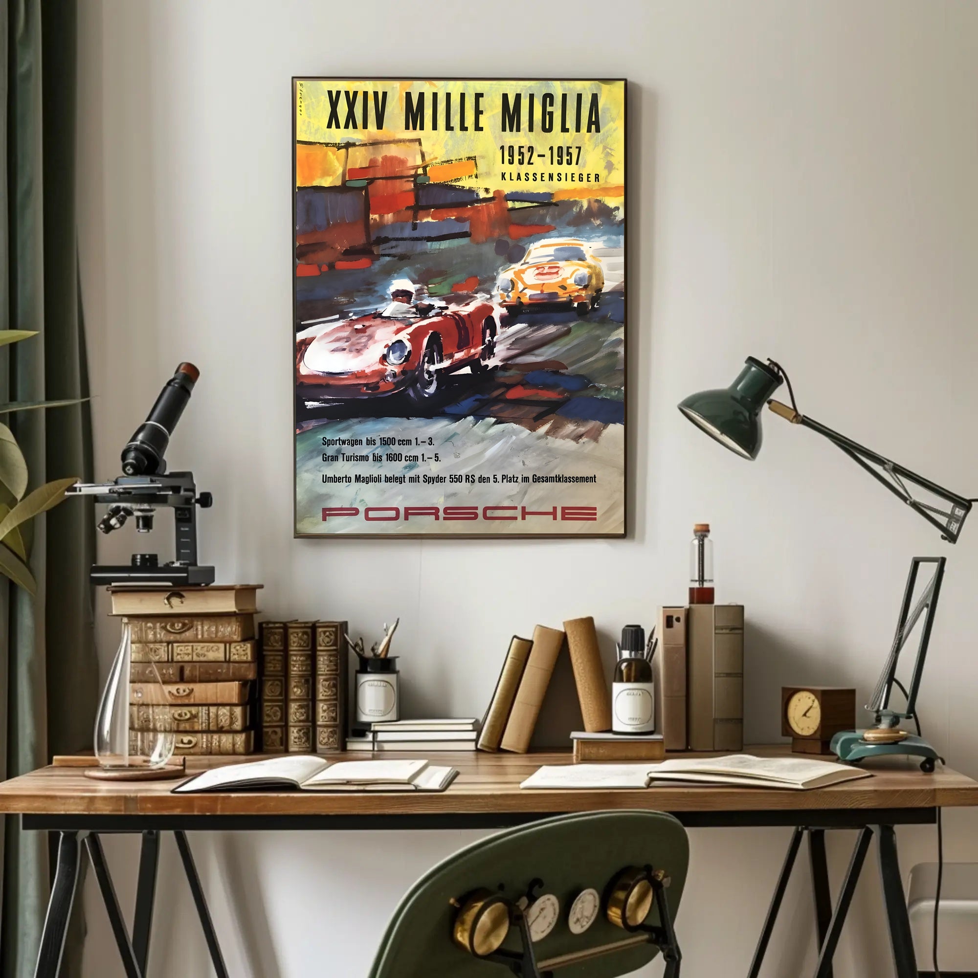 Porsche Mille Miglia Victory Poster
