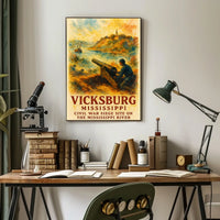 Vicksburg Civil War Siege Poster