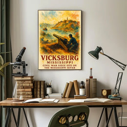 Vicksburg Civil War Siege Poster