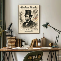 Abraham Lincoln Visionary of a Nation Poster PosterGoat