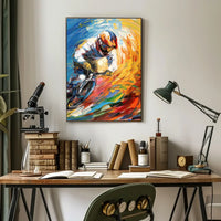 Futuristic Cityscape Sci-Fi Utopian Theme Poster