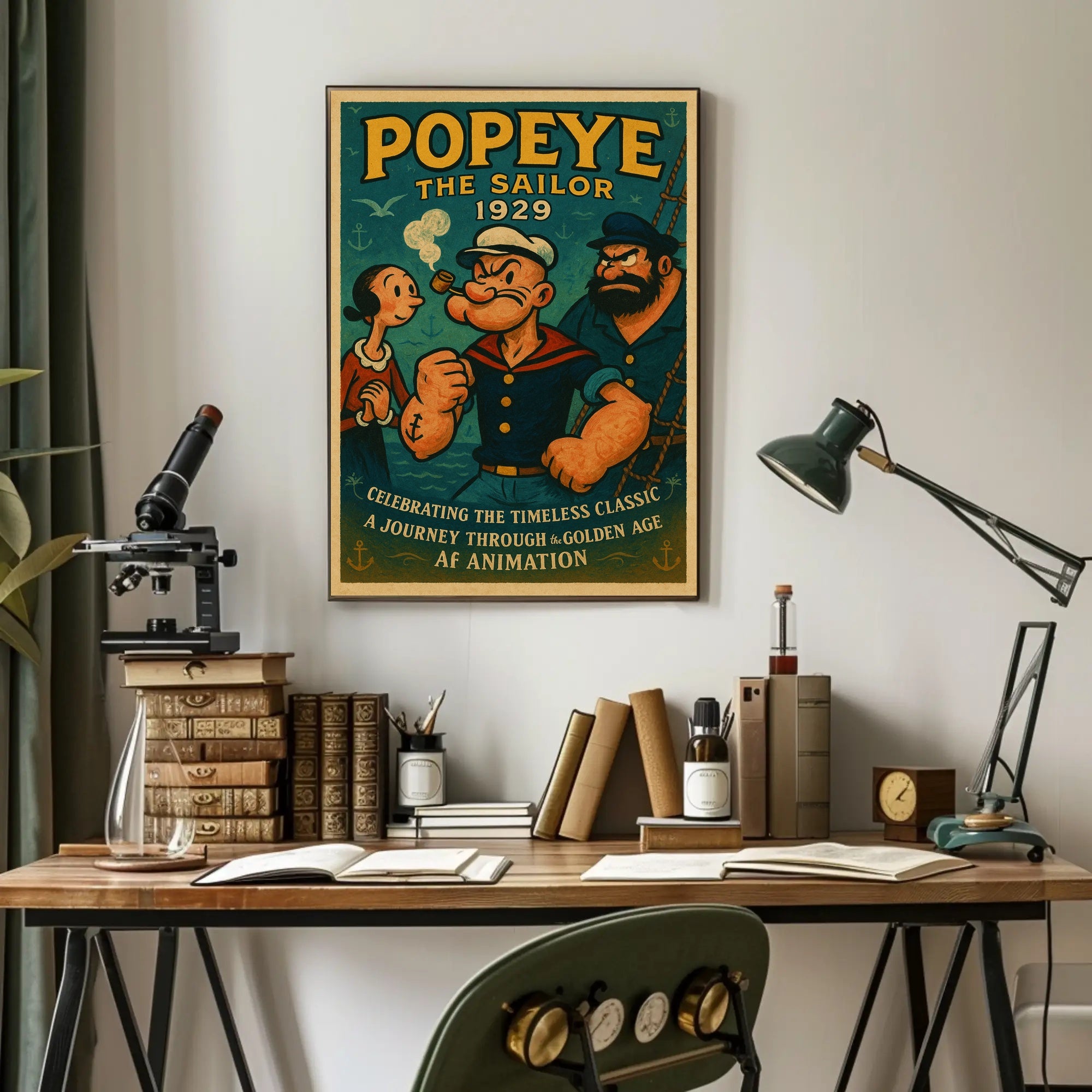 Popeye The Sailor Vintage Poster Print 1929