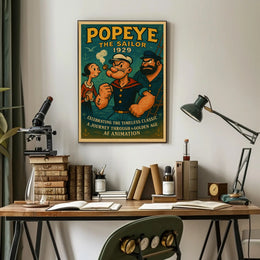 Popeye The Sailor Vintage Poster Print 1929