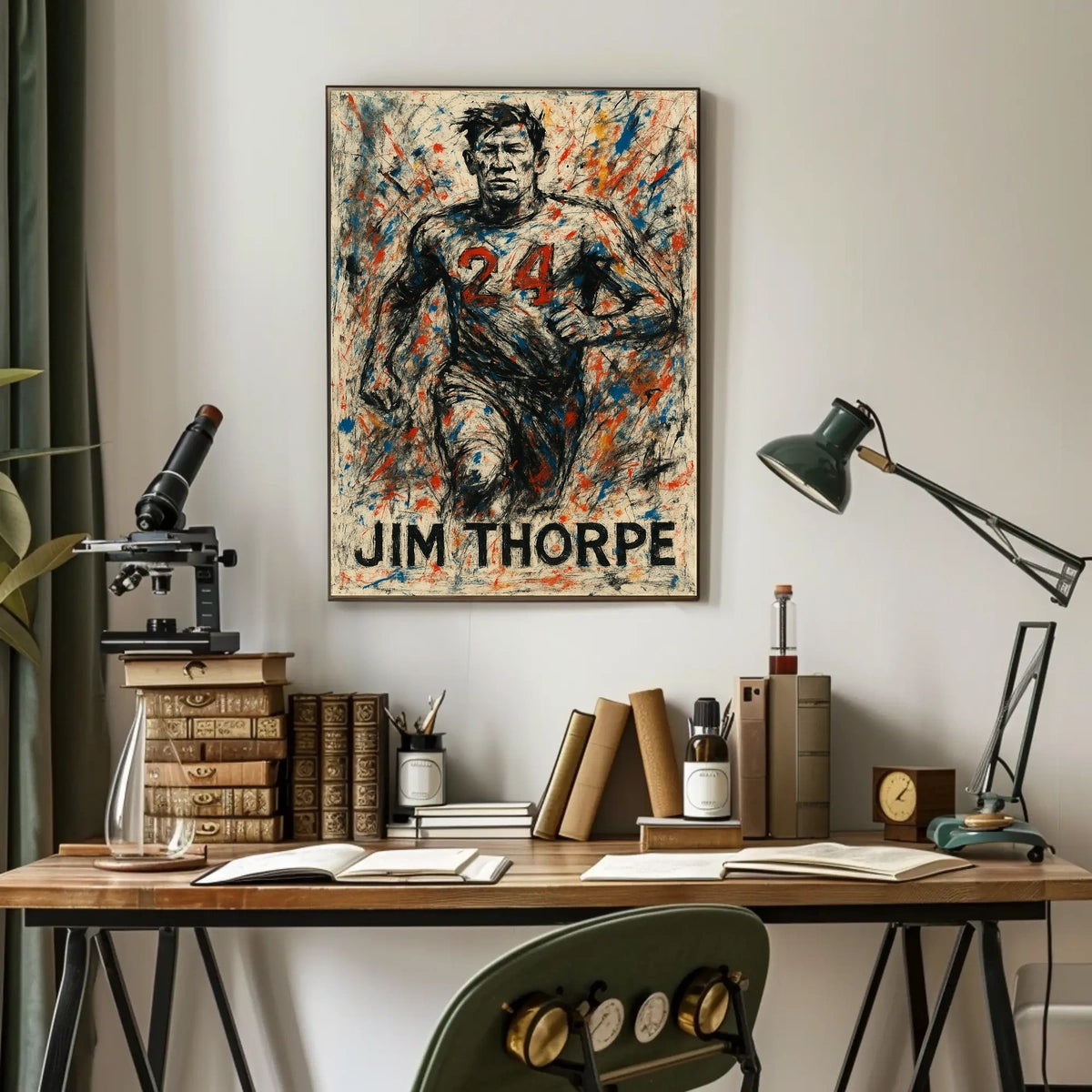 Jim Thorpe Athletic Legend Poster