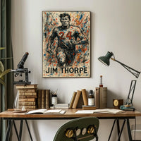 Jim Thorpe Athletic Legend Poster