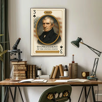 William Henry Harrison Ninth President Portrait Poster