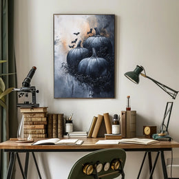 Halloween Spooky Scene Artistic Abstract or Pop Culture Poster