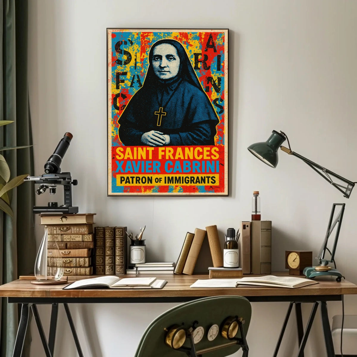Saint Frances Xavier Cabrini Patron Of Poster