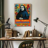 Saint Frances Xavier Cabrini Patron Of Poster