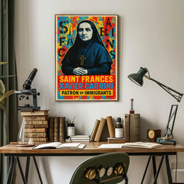 Saint Frances Xavier Cabrini Patron Of Poster