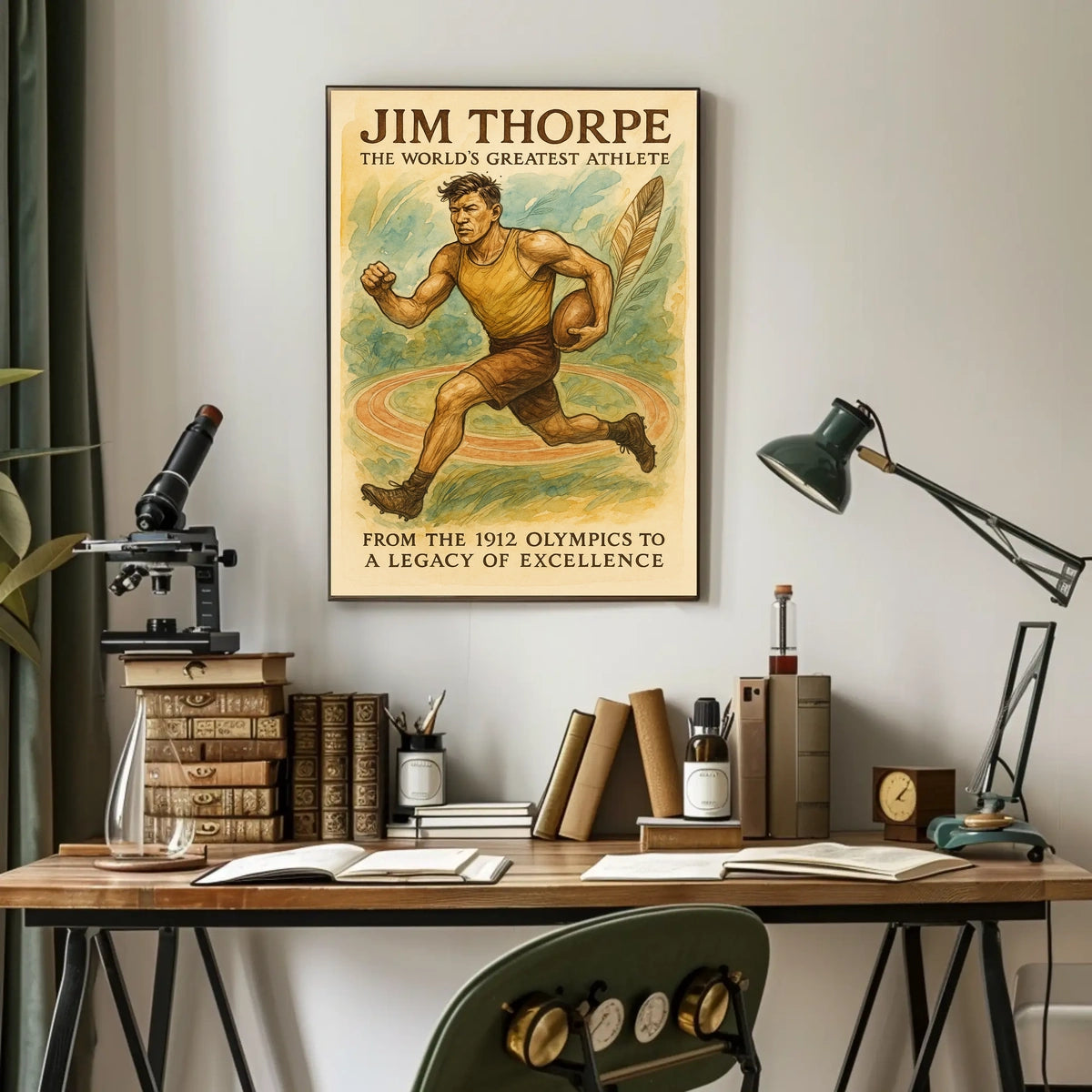 Jim Thorpe Legendary Athlete Jim Thorpe Poster