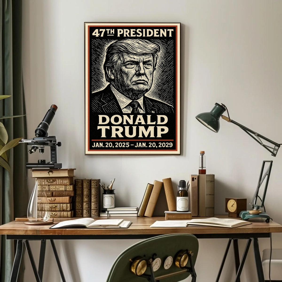 Donald Trump 47th President Poster