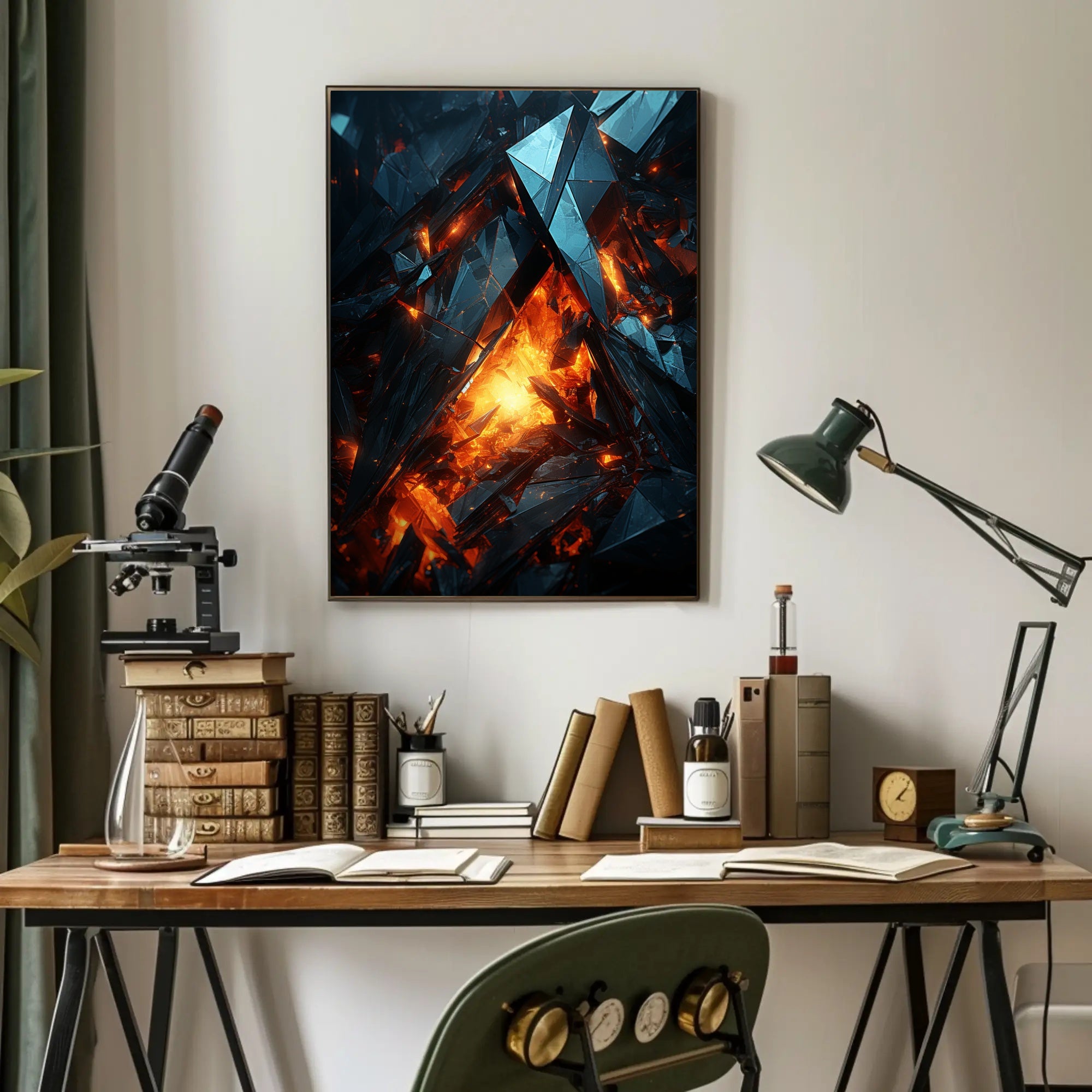 Crystalline Inferno Poster