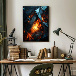 Crystalline Inferno Poster