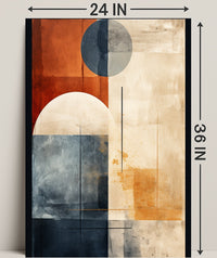 Abstract Geometric Harmony Abstract Poster