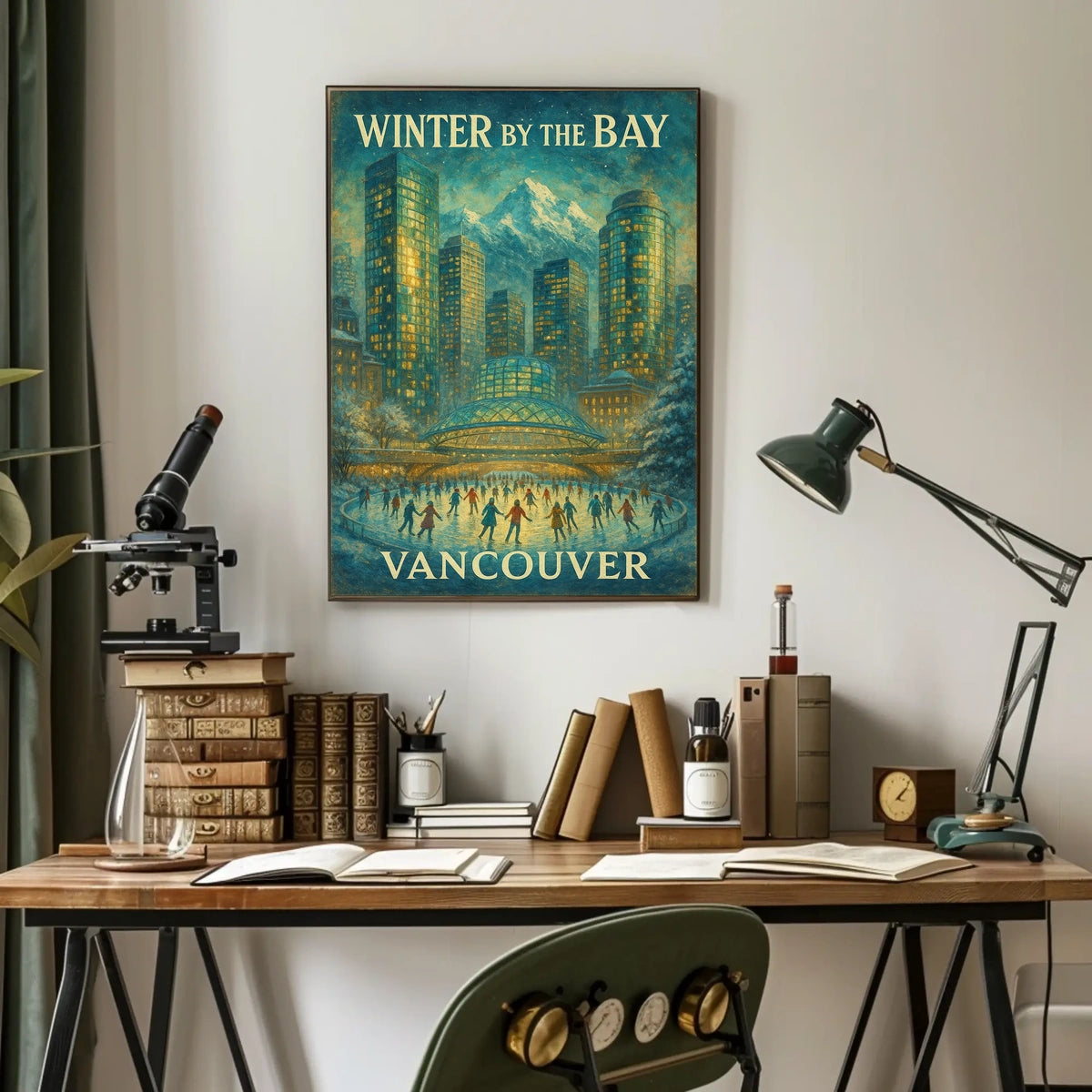Vancouver Winter City Poster