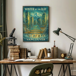 Vancouver Winter City Poster