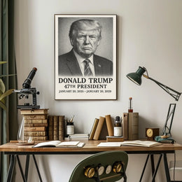 Donald Trump 47th President Poster