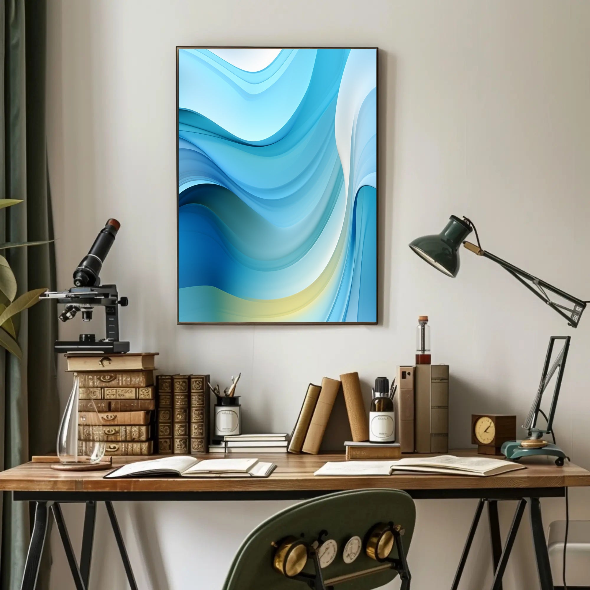 Oceanic Waves Poster