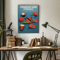 Trinidad and Tobago Land of Steelpan and Calypso Poster PosterGoat