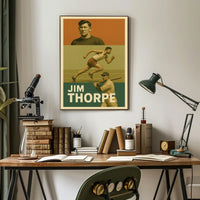 Jim Thorpe Athletic Icon Poster