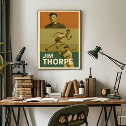 Jim Thorpe Athletic Icon Poster