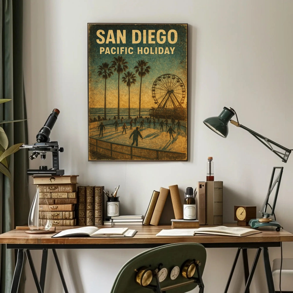 San Diego Pacific Holiday Poster
