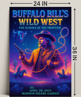 Buffalo Bill's Wild West Show Poster Art Print PosterGoat