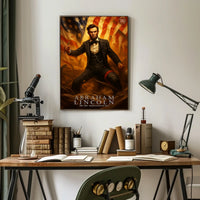 Abraham Lincoln Leadership Art Poster