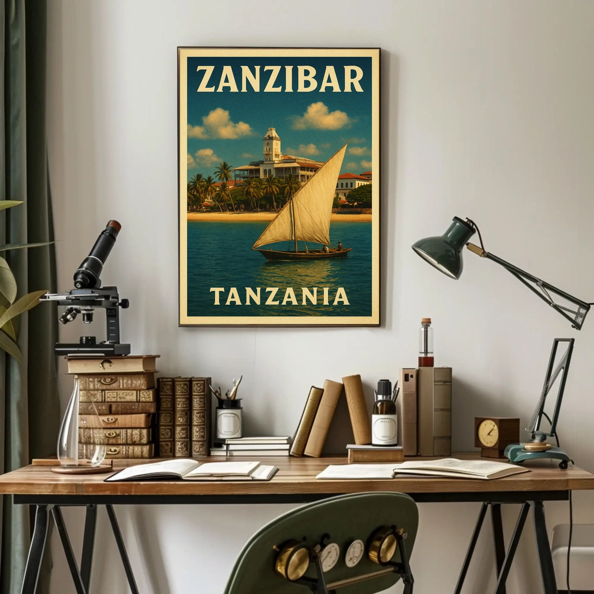 Zanzibar Travel Poster