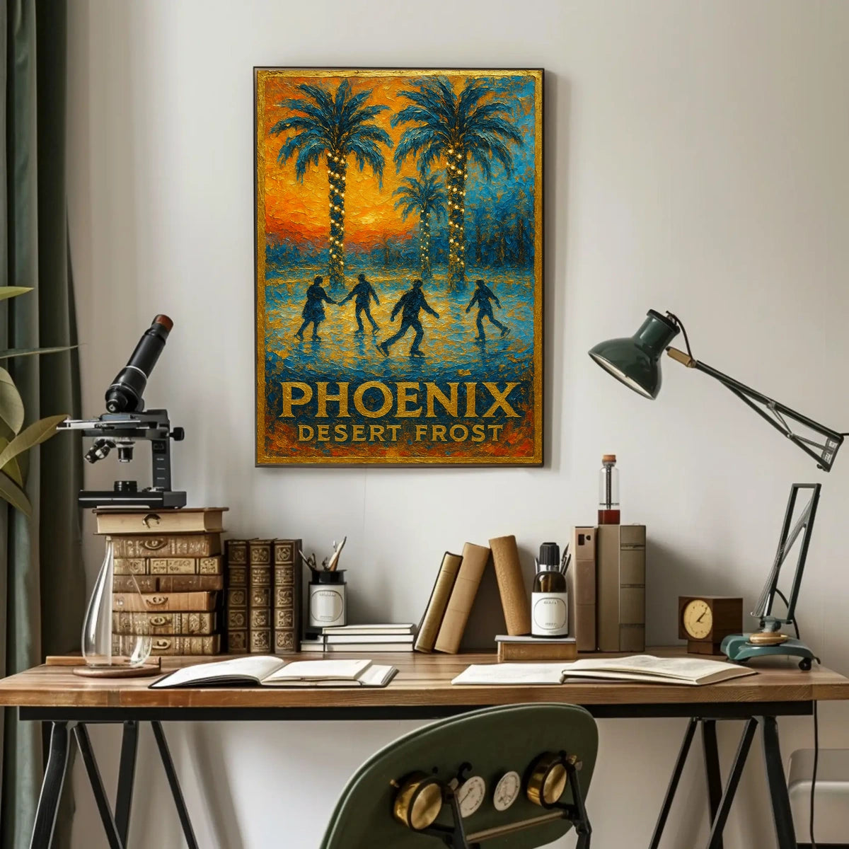 Phoenix Desert Frost Poster