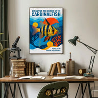 Discover the Charm of the Cardinalfish Poster PosterGoat