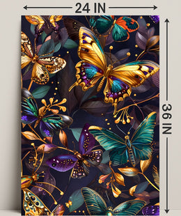 Luxurious Butterfly Elegance: Abstract or Artistic Poster