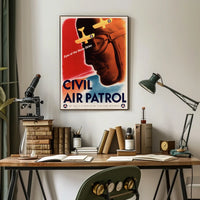 Eyes of the Home Skies WWII Poster