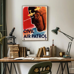 Eyes of the Home Skies WWII Poster