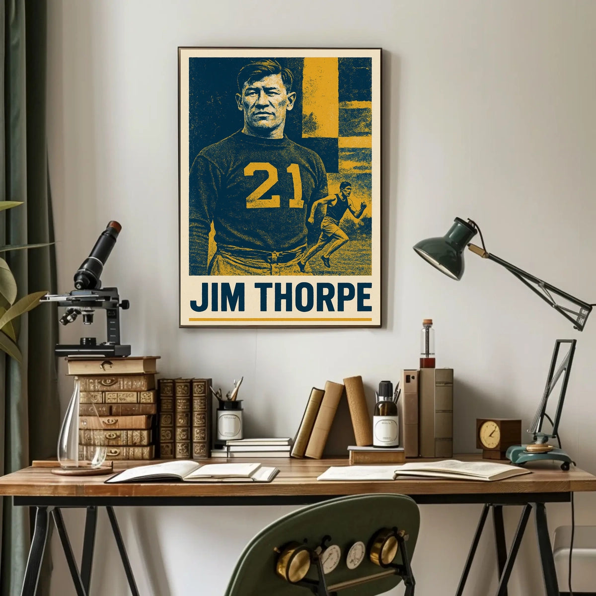 Jim Thorpe Legendary Athlete Poster