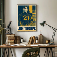 Jim Thorpe Legendary Athlete Poster