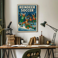 Reindeer Soccer Extravaganza Poster