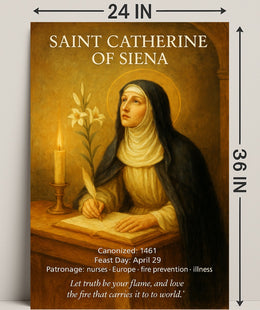 Saint Catherine of Siena Poster PosterGoat